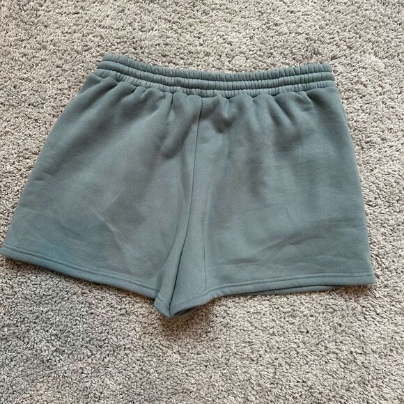 Women’s Blue Fleece Shorts, Size XL - Picture 4 of 4